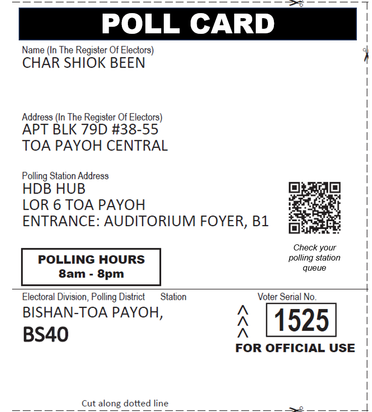 Poll Card